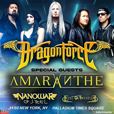 DragonForce - Palladium Times Square, New York NY Official Site