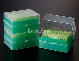 200ul Pipette Tips Boxes with Two Colors: Yellow & Clear | ExtraGene