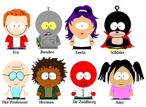 Futurama gang(South Park version characters) - South Park Photo ...