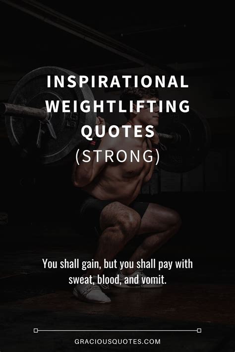 Motivational Quotes For Weight Lifting