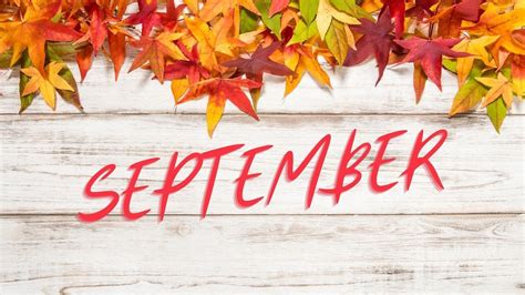 Red September Word In White Wood Background HD September Wallpapers ...