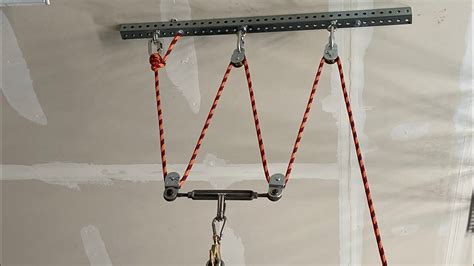 Simple rope and pulley system - YouTube