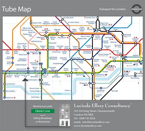 District Line London Map