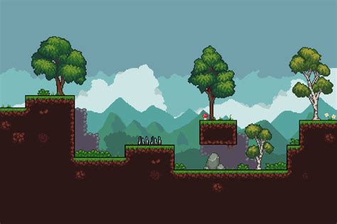 2D Pixel Art Platformer | Biome - Plains | 2D Environments | Unity ...