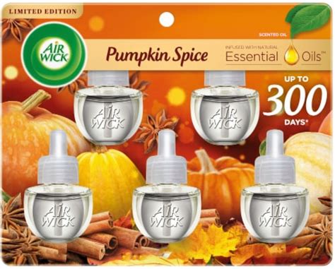 Air Wick Plug in Scented Oil Refill Pumpkin Spice Air Freshener ...