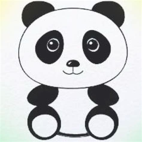 Easy Panda Sketch at PaintingValley.com | Explore collection of Easy ...