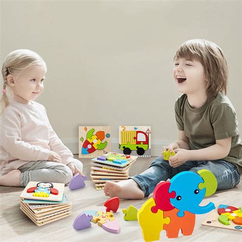 Kids Educational Toys 3D Wooden Puzzle Jigsaw Puzzle Toy - Toys and ...