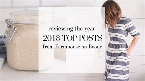 Top Ten Videos of 2018 | Farmhouse on Boone Blog - YouTube