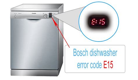 Bosch dishwasher error e15 | Washer and dishwasher error codes and ...