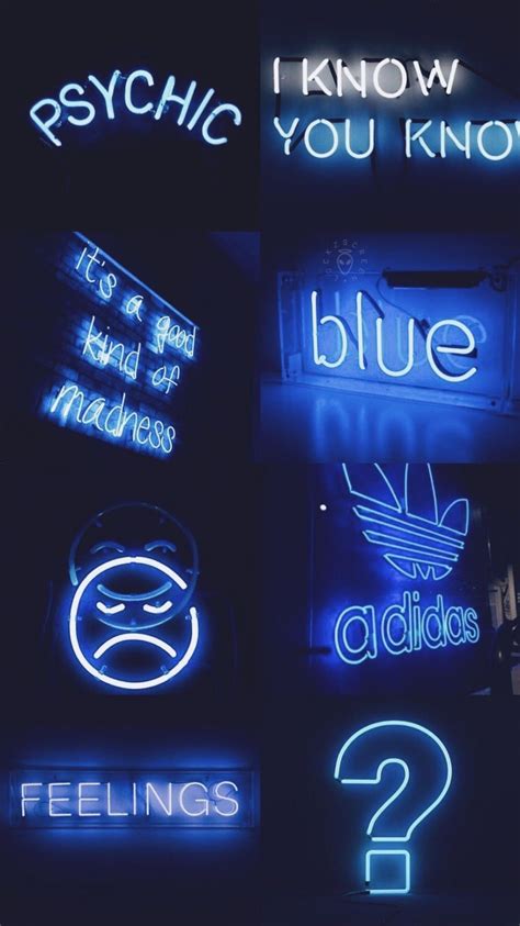 Aesthetic Black And Blue Wallpaper : photography aesthetic blue glow ...