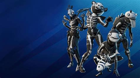 Fortnite Skull squad pack skins Halloween outfits Wallpaper 4k HD ID:6477