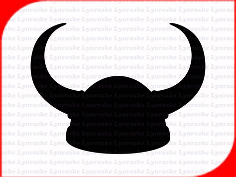 Viking Helmet Silhouette SVG, Svg, Dxf, Cricut, Silhouette Cut File ...