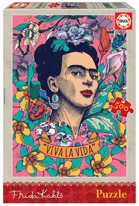 500 "Viva la Vida", Frida Kahlo - Educa Borras