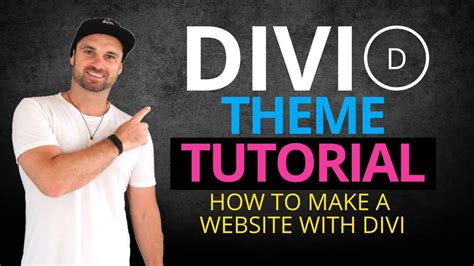 Divi Theme Tutorial - How to Make a Website with Divi