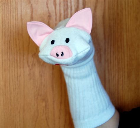 Pig Sock Puppet