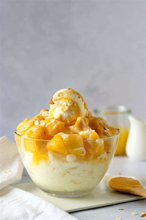 Mango Bingsu (With or Without Ice Shaver) - That Cute Dish!