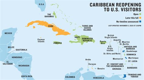 Caribbean Islands Map