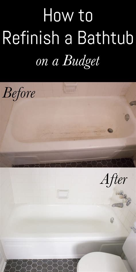 How to refinish a bathtub on a budget | Bathtub remodel, Refinish ...