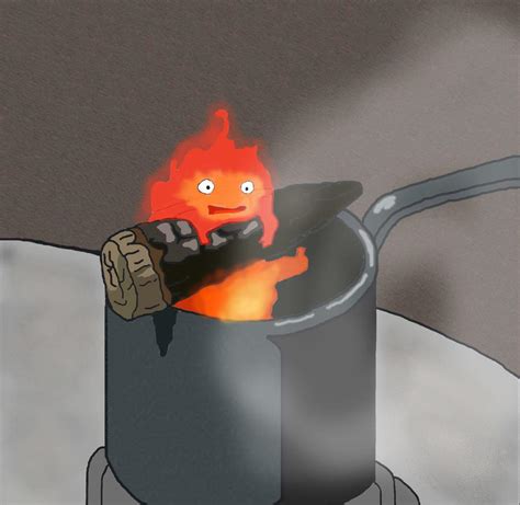 Calcifer - Howls Moving Castle Minecraft Skin