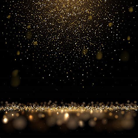 Gold And Black Glitter Wallpaper