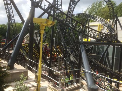 Four injured in Alton Towers The Smiler crash - Birmingham Live