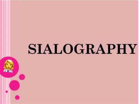 Sialography Procedure | Radiology - YouTube