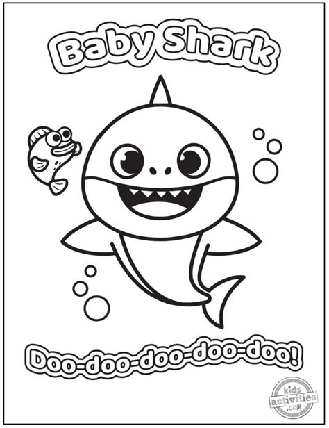 Baby Shark Doo Doo Coloring Pages