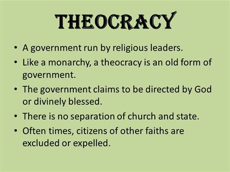 Theocracy | Micronations Wikia | FANDOM powered by Wikia