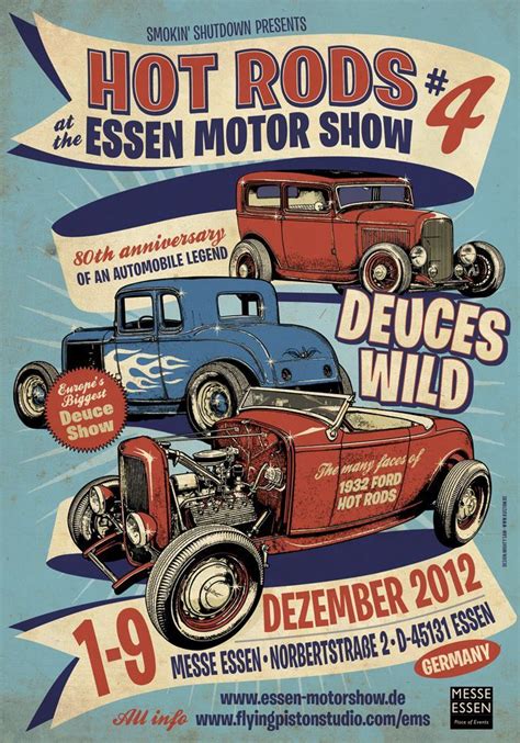 Kustom♛King | Hot rods, Vintage racing poster, Retro poster