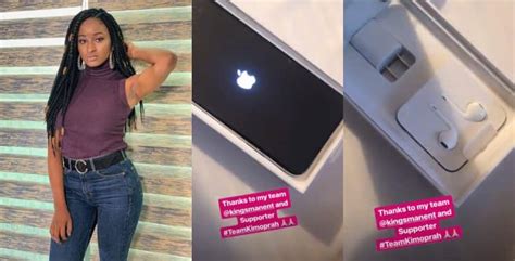 BBNaija 2019: Team kimoprah buys her a new phone just days after her ...