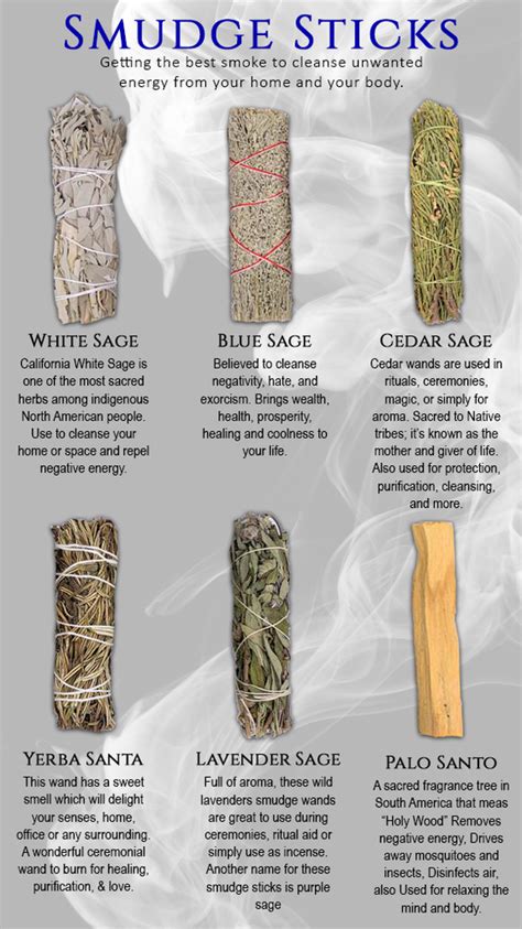 Smudge Sticks and their Metaphysical Properties | Herbal magic, Smudge ...