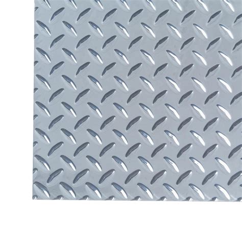 M-D Building Products 3 ft. x 3 ft. Diamond Tread Aluminum Sheet Heavy ...