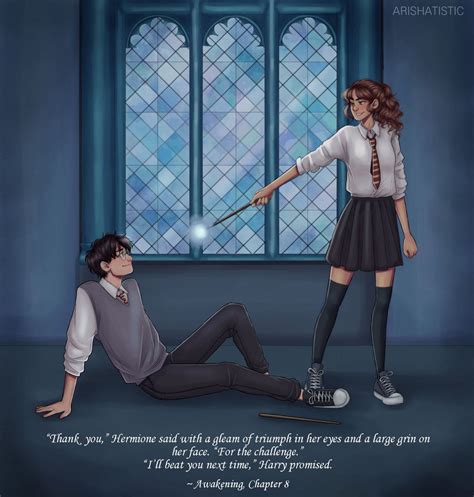 Arisha — Cover Art I did for the Harry/Hermione fanfiction:... | Harry ...