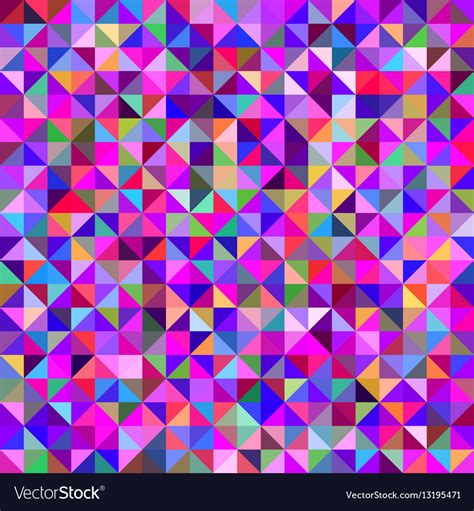 Colorful abstract triangle pattern background Vector Image