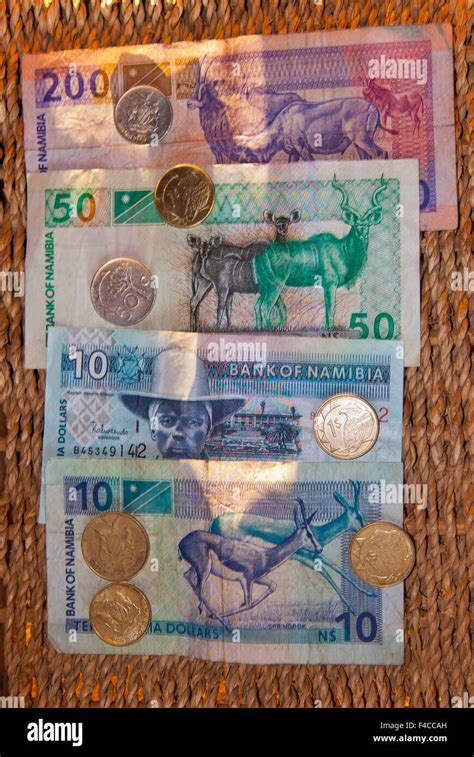 Namibian currency, Namibian Dollar, Namibia Stock Photo - Alamy