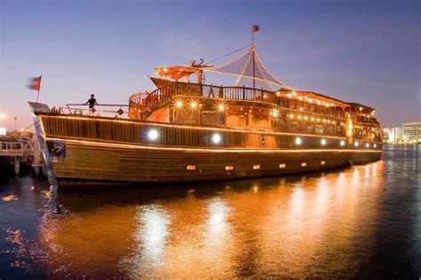 Dubai Creek Evening Dhow Cruise with Luxurious 5-Course Dinner on ...