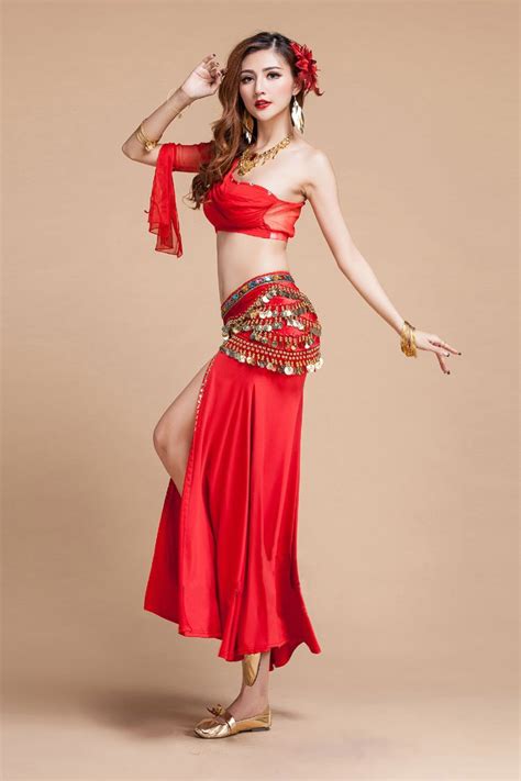 2015 Adult belly dance costume sexy outfit women Indian dance clothes ...