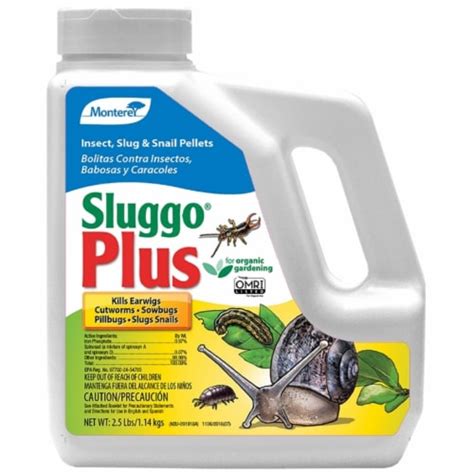 Monterey Sluggo® Plus Organic Slug & Snail Killer, 2.5 lb - Kroger