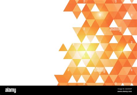 Orange geometric background. Vector illustration Stock Vector Image ...