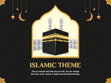 Free - Islamic Presentation Theme for PowerPoint and Google Slides