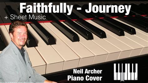 Faithfully - Journey - Piano Cover + Sheet Music - YouTube