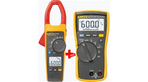 FLK375FC/114 KIT Fluke 375 FC Current Clamp Meter + FREE Fluke 114 ...