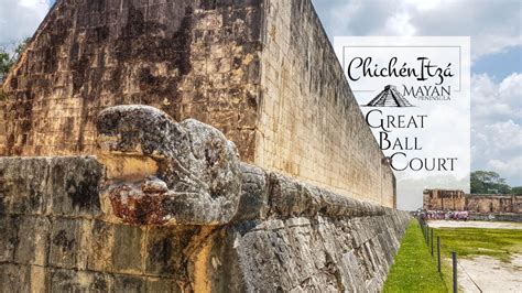 Great Ball Court in Chichen Itza - Mayan Peninsula