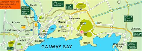 Galway area map - Ontheworldmap.com