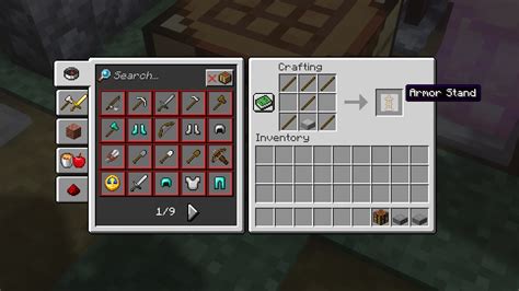 Armour Crafting Recipe Minecraft