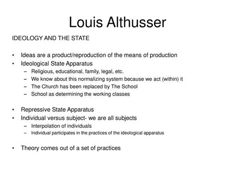 Louis Althusser FOR MARX - ppt download