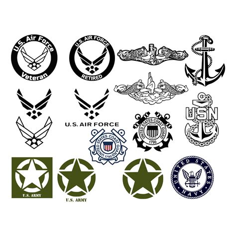 Us Army Logo Svg Army Svg Military Svg Black And White Silhouette ...