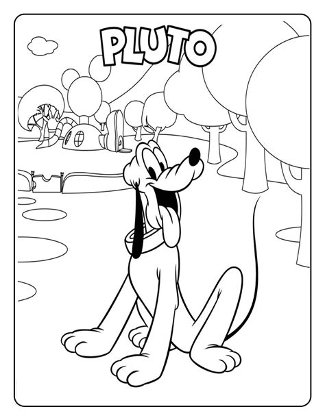 Free Printable Pluto Coloring Pages For Kids