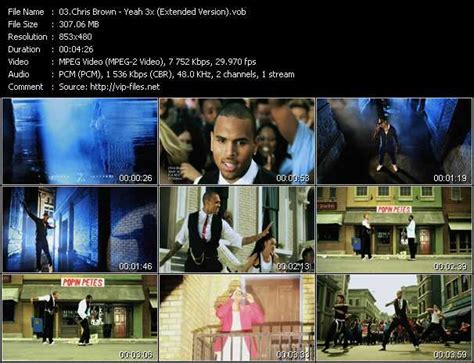 Chris Brown «Yeah 3x (Extended Version)» VOB File