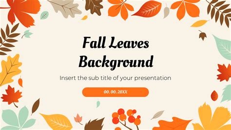 Leaf Background For Powerpoint